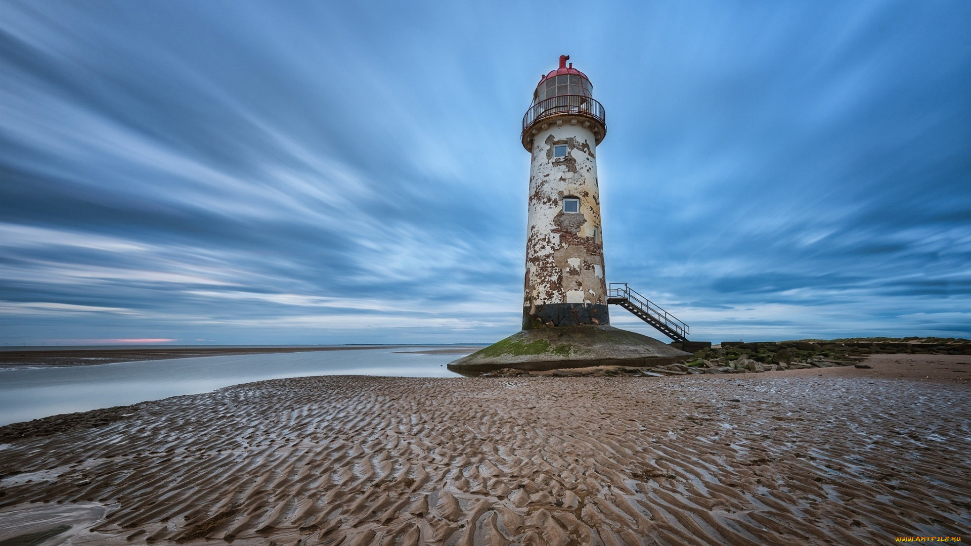 point of ayr lighthouse, flintshire, wales, , , point, of, ayr, lighthouse